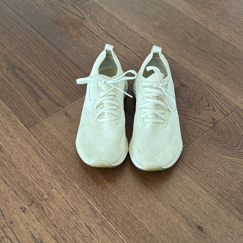 Nike Women's Athletic Sneakers in Off-White/Cream